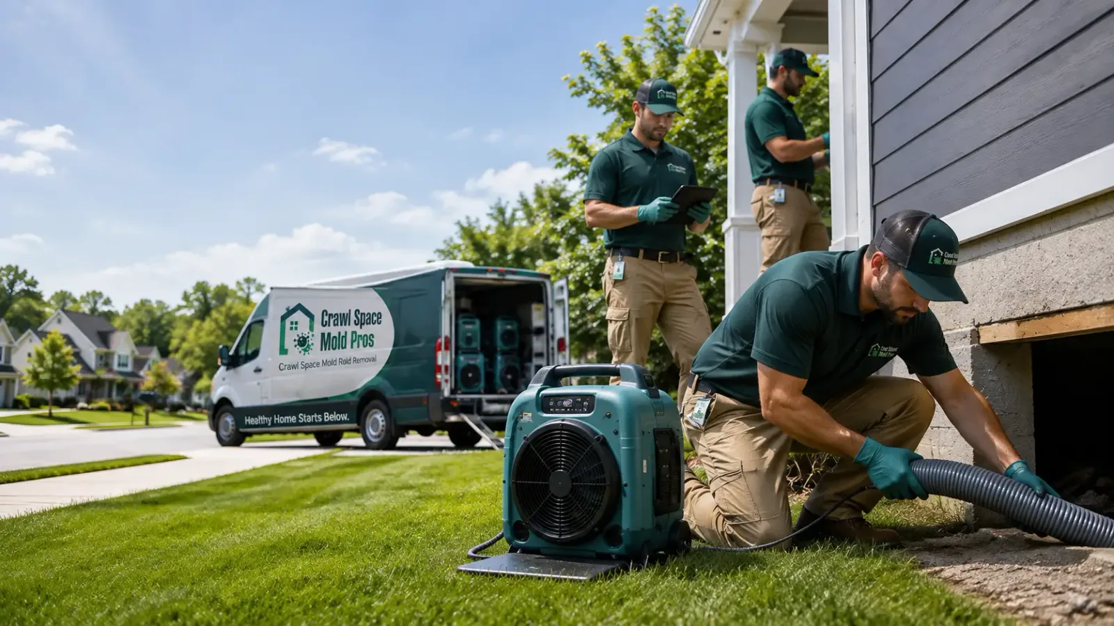 Crawl Space Mold Removal in Janesville, MN
